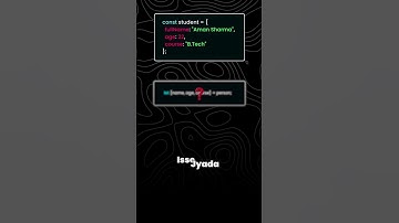 Javascript trick that you need to know | javascript Destructuring method | @codebrowser #js
