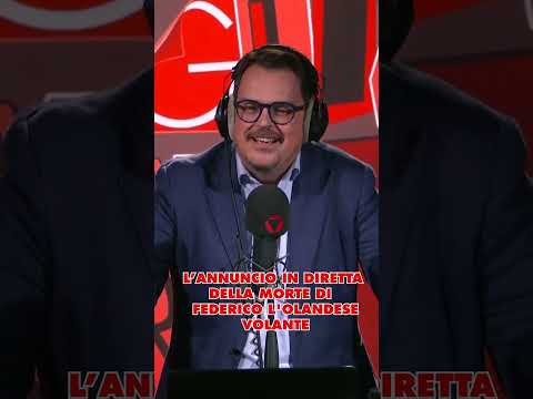 Video L'annuncio in diretta della morte di Federico L'Olandese Volante - RTL 102.5
