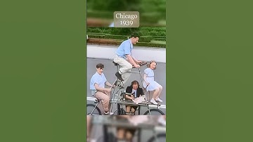 She Was Sewing… While Biking!? (1939)