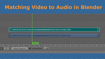 How to Match Audio to Video in Blender