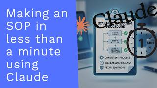 Making an SOP in less than a minute using Claude