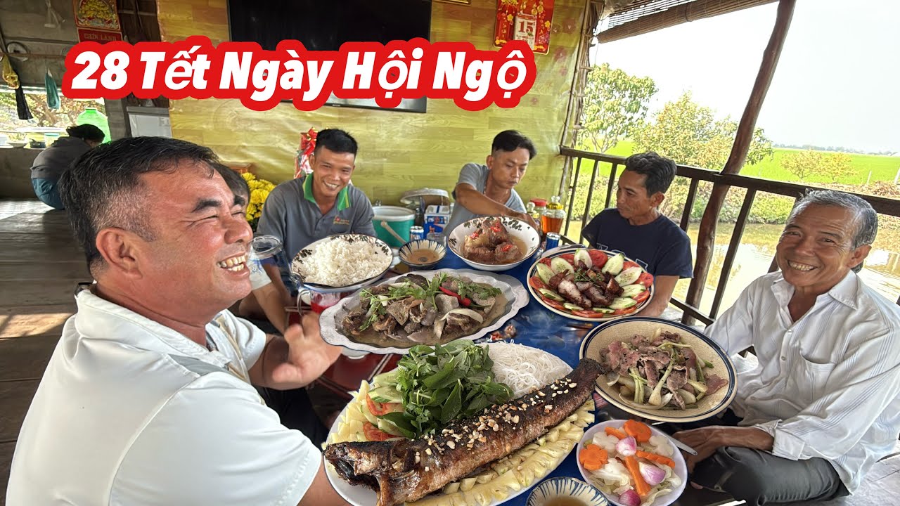 28 Tết Tiệc Hội Ngộ Bà Con Hàng Xóm Thật Là Vui | Bông Lúa Đồng Tháp
