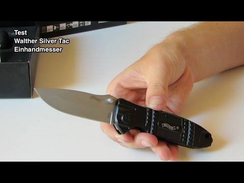Нож Walther STK - Silver Tac Knife, видео 1