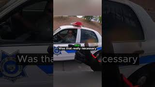 Biker Confronts a Cop After Seeing This in Traffic... 😳