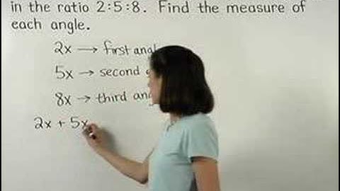 Geometry Word Problems - Angles of a Triangle - MathHelp.com