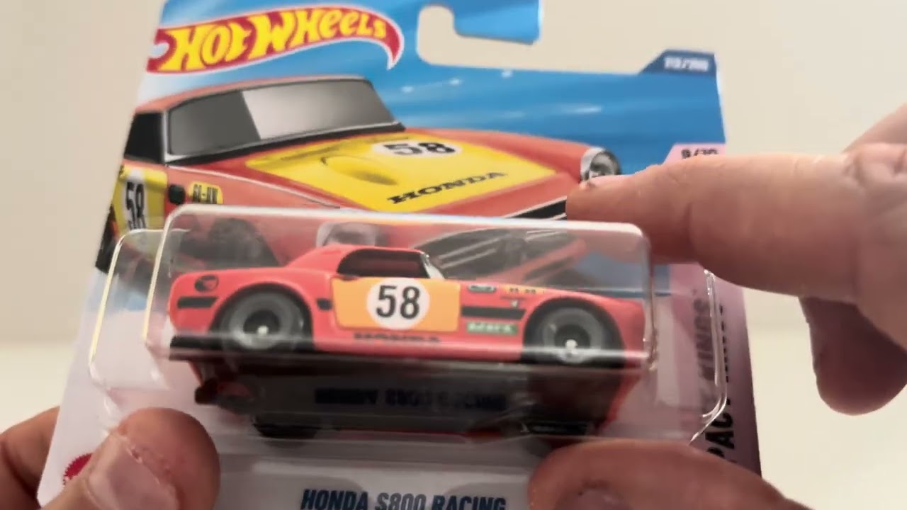 Hotwheels Honda S800 Racing Treasure Hunt 2025 Hotwheels K Box