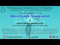Ideas for lifemanagement  swami mahamedhananda  iit madras