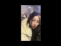 Korean girl naturally hocking and spitting