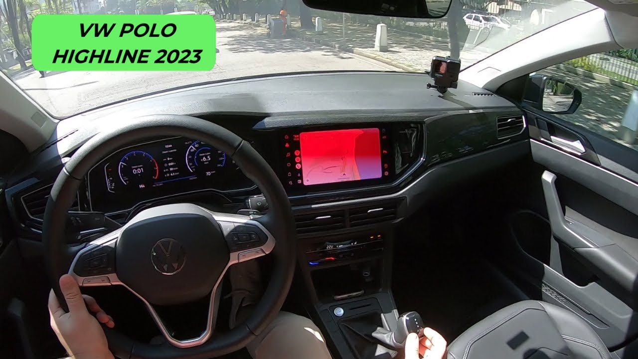 Dirigindo o VW Polo 2023 : CARROS COM CAMANZI