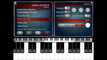 GRAIN SCIENCE Granular Synthesizer Quick Play Demo for the iPad