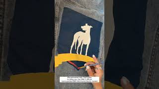 Ted Lo X Wren And Glory Painted Denim Jacket