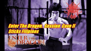 Bruce Lee In Enter The Dragon.  Session  Cave II Sticks Filipinos