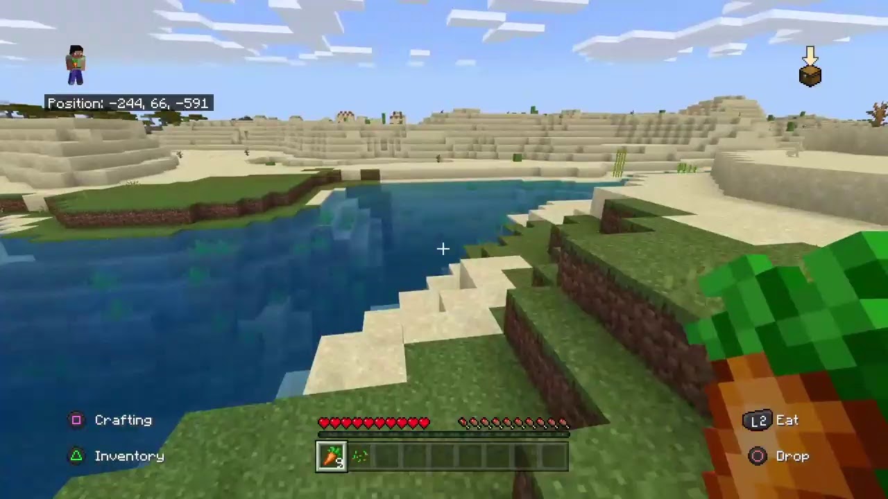 Just vibing and playing Minecraft