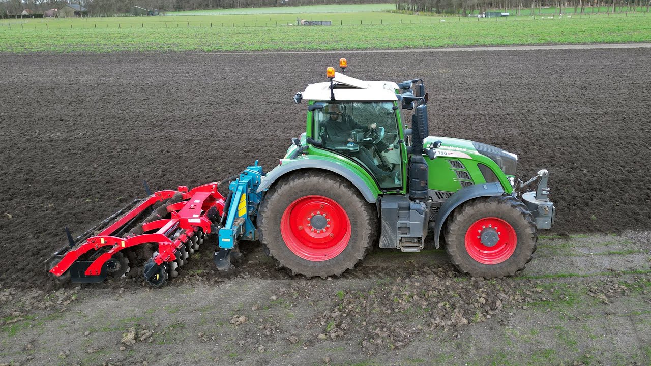 Disc Harrowing and Deep Digging | Fendt 720 + Imants + Awemak | Graszoden Van Hierden | 2023
