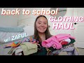 BACK-TO-SCHOOL CLOTHING HAUL (w/ zaful)