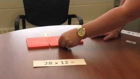 multiplying two digit numbers with arrays