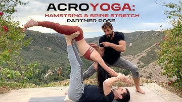 Acro-Yoga for Spine and Hamstring Stretch | Beginner Guide
