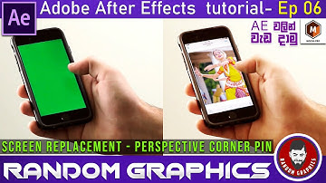 Perspective Corner Pin & Screen Replacement | After Effects Tutorial| EP - 06