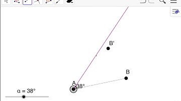 How to Construct an Angle with Given Size in GeoGebra