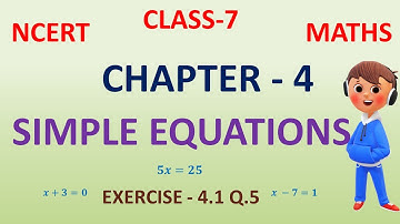 Q 5, Ex 4.1 - Chapter 4 Simple Equations Maths Class 7th - NCERT