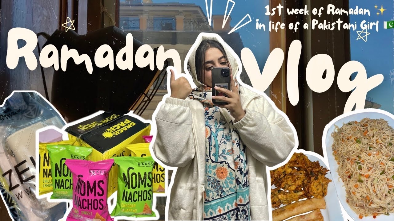 1st WEEK OF RAMADAN ✨🧚‍♂️ LIFE OF A PAKISTANI GIRL 🇵🇰 | pr, iftar, shopping, uni & much more ❤️