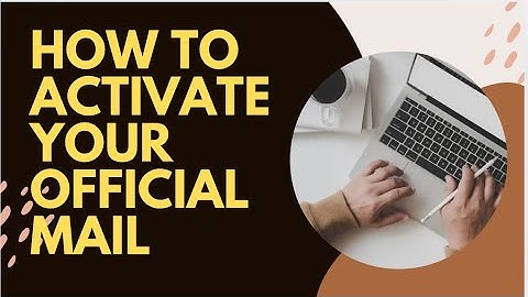 “YES I WANT TO ACTIVATE MY OFFICIAL MAIL”