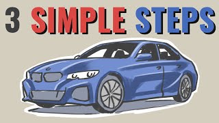 How to Draw a Car for Beginners by dr. Draw 38,899 views 2 years ago 6 minutes, 31 seconds