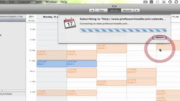 Moodle Calendar