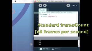 frameCount and Rate