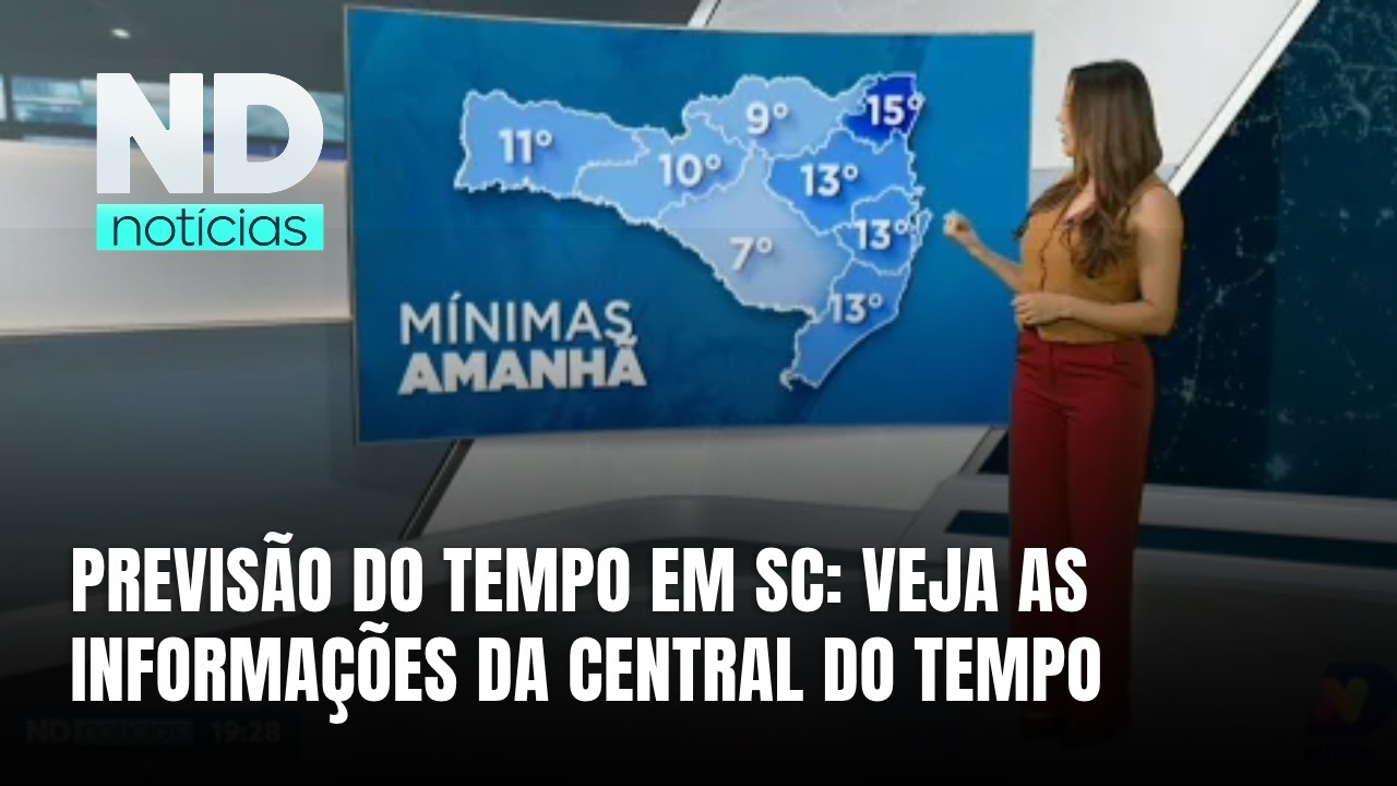 Previsão do tempo em Santa Catarina indica as condições para os próximos dias