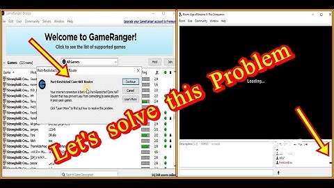gameranger symmetric nat router fix | gameranger italic problem | gameranger stronghold crusader