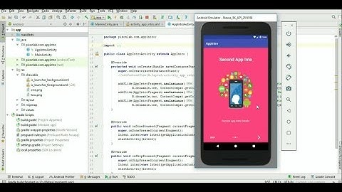 Android Tutorial: How to add Intro Slider in your android app using AppIntro Library
