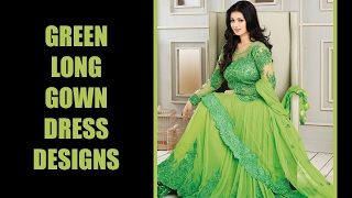 green gown designs