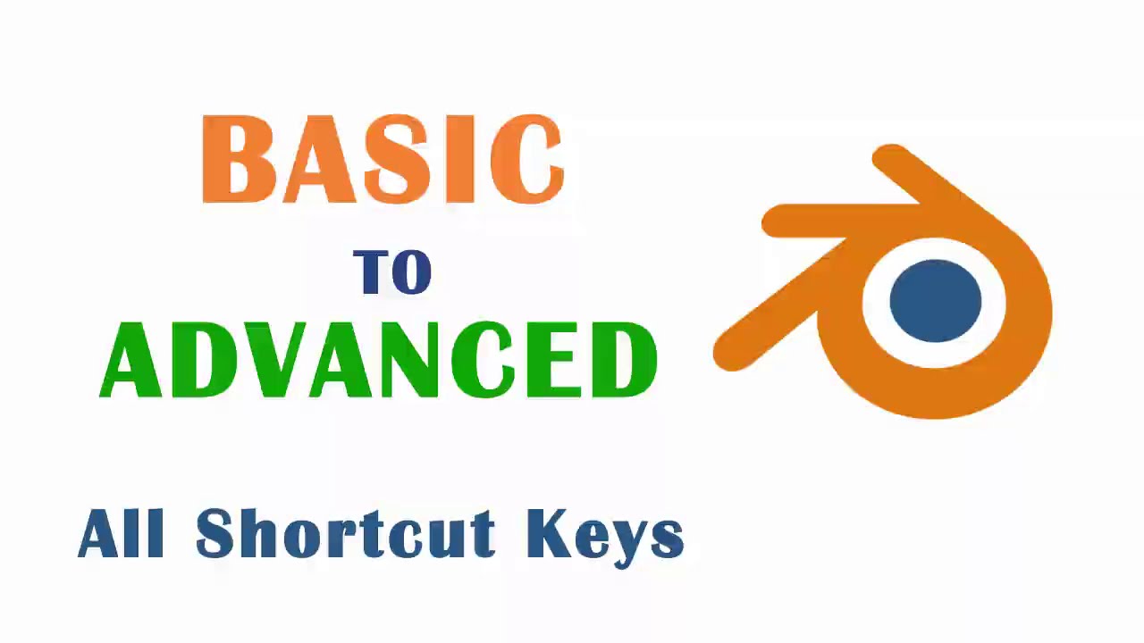 Blender 2.8 shortcut keys YouTube