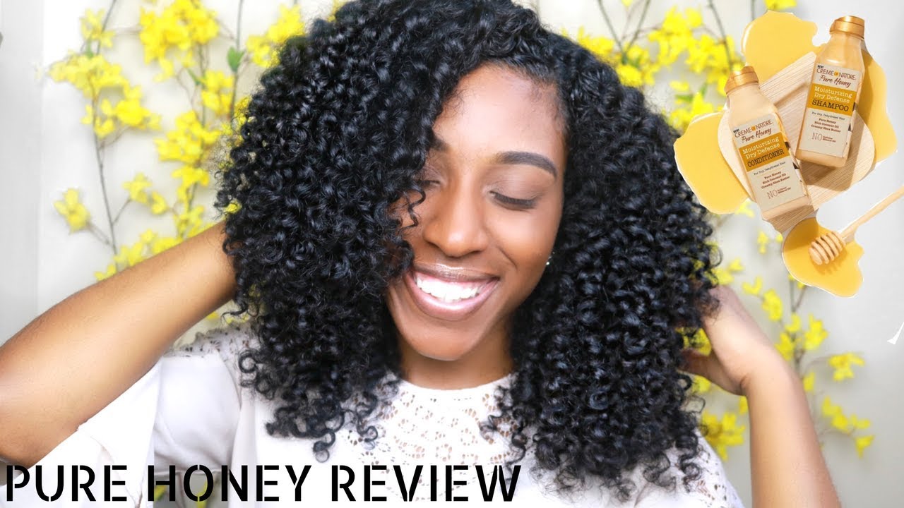 NEW Creme Of Nature Pure Honey DEMO| Review - YouTube