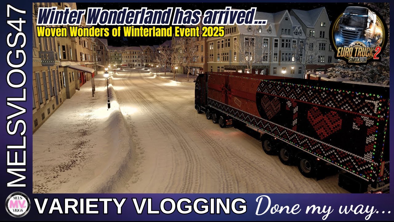 Euro Truck Simulator 2 - WINTER WONDERLAND HAS ARRIVED!! - 