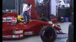Dallara F191 Judd F1 Car Startup