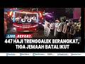 🔴 PELEPASAN JEMAAH HAJI TRENGGALEK Diiringi Talbiyah, 447 Jemaah Haji Berangkat, 3 Orang Batal Ikut