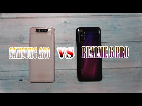 Samsung Galaxy A80 vs Realme 6 Pro | SpeedTest and Camera comparison