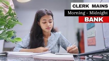 3:43AM : SBI CLERK MAINS + RRB PO PRE | A full day routine | #ibpsclerkexam #sbiclerkmainsexam