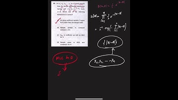 MLE and Sufficient Statistics in the Laplace Distribution | UPSC ISS 2024 Paper-2 | Problem-30