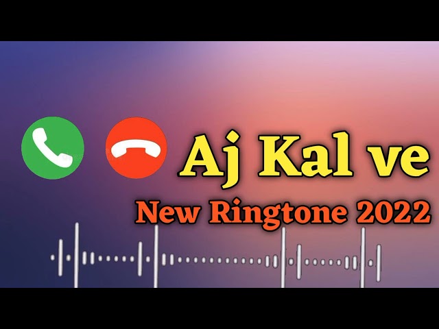 Aj Kal Ve pal pal ve 2022@SidhuMooseWalaOfficial song ringtone.. class=