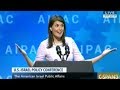 Nikki Haley "Israel's NOT Going Away!"