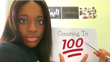 ~ASMR~ Counting to 100 + Paper & Air Tracing