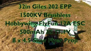 GILES 202 epp 32in 3D RC Plane  valuehobby dot com