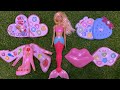 Disney Princess Doll Makeover - DIY Miniature Ideas For Barbie ~ Wig, Dress, Faceup, andMore!