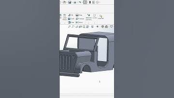 Jeep/ full  modification #solidworks #automobile #mechanical #engineering #animation #3dprinting #