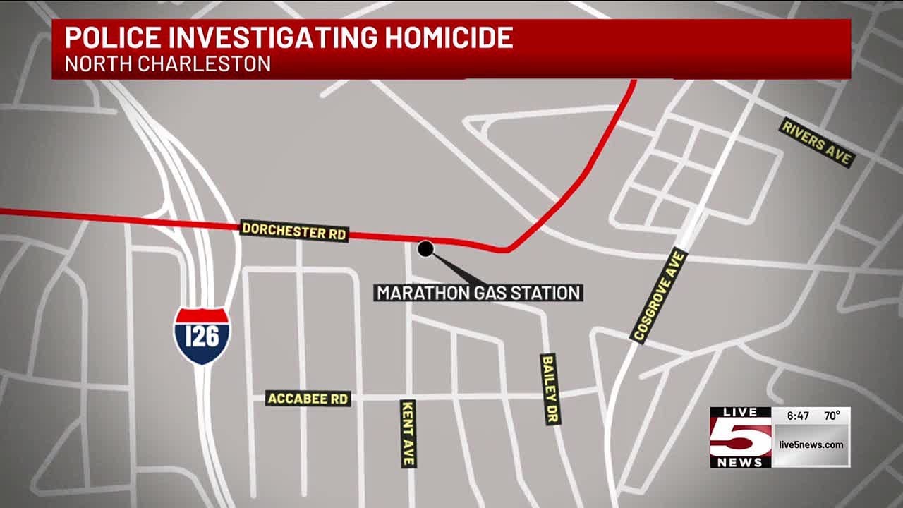 VIDEO: Police investigating North Charleston homicide outside of gas ...