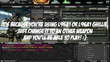 COMBAT ARMS || PROBLEM SOLUTION!