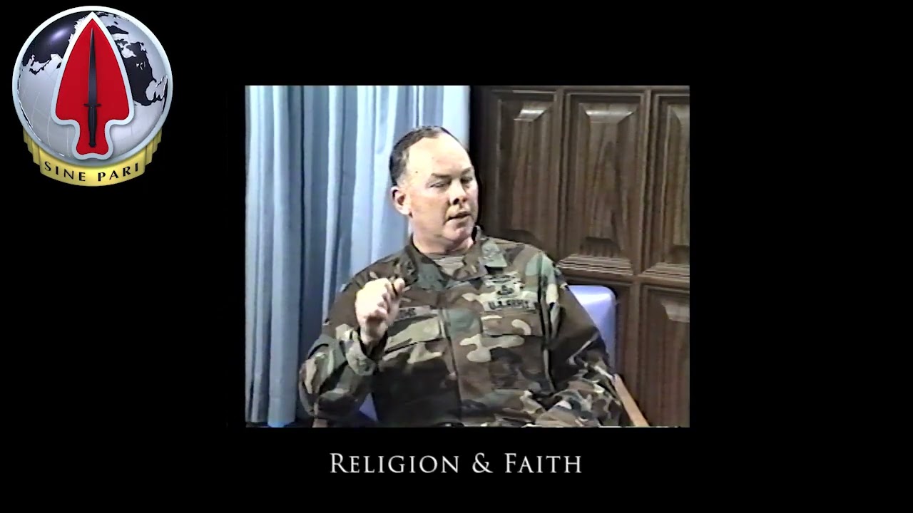 COL Rowe interview, part  5:  Religion and Faith